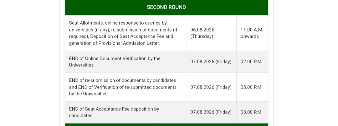 nta_updates's tweet photo. 🚨ICAR UG UPDATE 🚨
The ICAR UG Round 2 Seat Allotment Result has been officially released. Candidates can now check their allotment status and complete the required admission formalities within the prescribed timeline.
#ICARUG #AgricultureAdmission https://t.co/tR9Lz20lXL