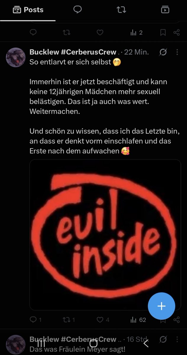LarryCatDad's tweet photo. Mimimi, rote Grenze. Deadnaming (sorry, dass ich selbst Felix heiße). Aber hey, einem Mann sexuelle Gewalt an Kindern zu unterstellen, ist völlig okay. Ja, ja, ja... Das sind die "Guten", die mit solchen Behauptungen ein Leben zerstören können. https://t.co/MQB7MQJLwR