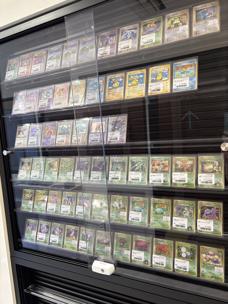MsCollectionPK's tweet photo. プロモ系、草タイプの旧裏展開してみました‼

パックから出るキラカードはほぼ在庫ございますので、状態確認だけでも来ていただけると嬉しいです！☺️

他タイプは順次投稿しますのでお見逃しなく‼🫡

＃ポケモンカード
＃ポケカ
＃旧裏
＃大須 https://t.co/xXC6BkRviu