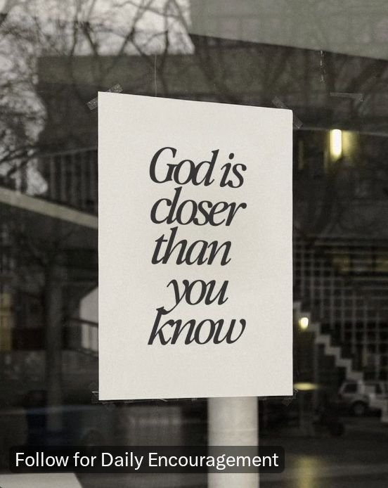 _Gibsonmel_'s tweet photo. God doesn't step away when life gets hard. If anything, He draws near. He is closer than you know.✝️

Drop a ❤️ if you love God!🙏 https://t.co/jniDCBtKvp