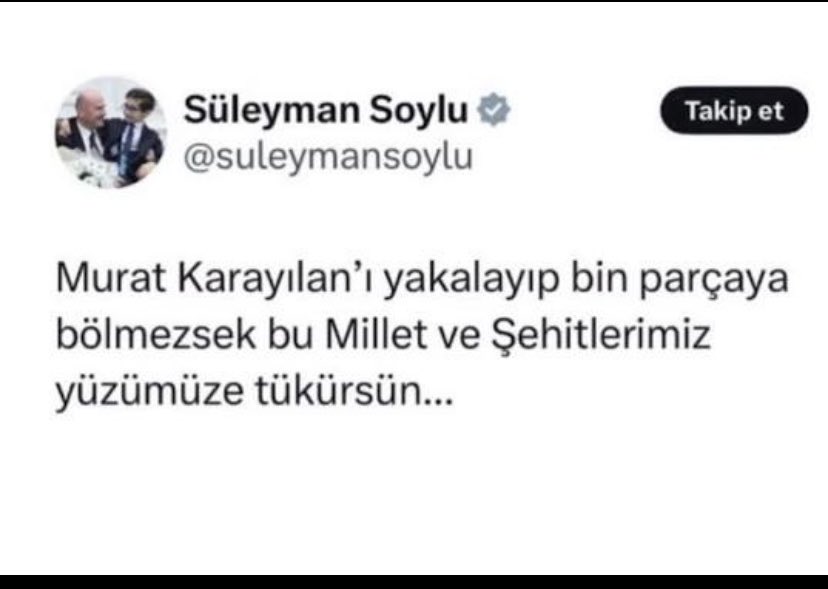 TamerAtabey's tweet photo. @suleymansoylu Buna bisi diyecekmisin https://t.co/6uakD6V6cR