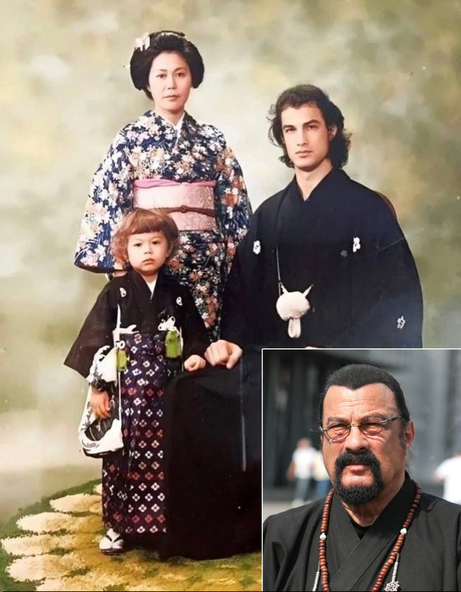 Dr_TheHistories's tweet photo. A rare photo from 1979 shows a young Steven Seagal with his first family in Japan. He is twenty-two years old in the picture, standing next to his wife, Miyako Fujitani, and their toddler son, Kentaro.

At that time, Seagal had just earned his first-degree black belt in Aikido. Moving to Japan was a major turning point for him, as he wanted to submerge himself completely in the history and discipline of the art. 

It was during this period that he met Miyako Fujitani, a skilled martial artist who already held a second-degree black belt. 

Miyako was the daughter of a highly respected master, and the two quickly connected over their shared dedication to training. Shortly after, they married and began building their life together in Japan.

"I wanted to learn true discipline and master the art directly from the source," Steven once said when reflecting on his early years abroad.

As time went on, Seagal accomplished something truly historic. He became the very first foreigner allowed to run an Aikido dojo in Japan. 

This was an exceptionally rare achievement in such a deeply traditional martial arts community. 

Managing the dojo earned him immense respect from both local practitioners and senior instructors. After building a solid reputation as a master craftsman in Aikido, he decided to return to the United States. 

That return set the stage for his entry into Hollywood, where he would eventually turn into one of the biggest global action stars of the late 1980s and 1990s.

Life eventually pulled the couple in separate directions. In 1987, Steven Seagal and Miyako Fujitani officially divorced. 

Later on, Seagal began a high-profile relationship with actress Kelly LeBrock, beginning a brand-new chapter in the public eye.

Despite the changes in their parents' lives, the children from Seagal's first marriage built successful creative careers of their own. Kentaro Seagal grew up to become a talented actor and accomplished martial artist. 

"We grew up respecting the tradition, the focus, and the hard work of both our parents," 

Kentaro once shared during an interview. 

Meanwhile, their daughter, Ayako Fujitani, chose her own creative path, establishing herself as a respected Japanese author and actress.

Today, Miyako Fujitani remains an inspiring figure in the martial arts world. She continues to teach Aikido in Japan and holds the elite rank of seventh-degree black belt. 

Her dojo remains a place of warmth, honor, and mutual respect, where new generations gather to learn from her vast wisdom.

"Aikido is not about fighting an opponent; it is about finding balance within yourself and sharing that peace with others," Miyako often tells her students.

Looking back at that vintage 1979 snapshot, it represents far more than just the start of a famous career. It stands as a heartwarming reminder of quiet beginnings, deep commitment, and a shared passion that shaped a family's legacy for decades to come.

#drthehistories