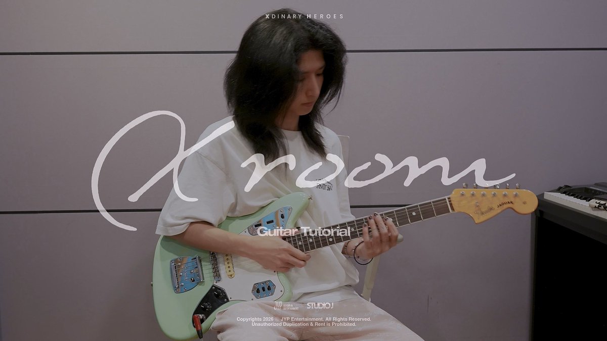 XH_official's tweet photo. Xdinary Heroes(엑스디너리 히어로즈) "X room" Guitar Tutorial

https://t.co/RzHkb8kNNS

#XdinaryHeroes #엑스디너리히어로즈
#DEAD_AND
#Xroom
#WE_ARE_ALL_HEROES https://t.co/DBeIjfajK4