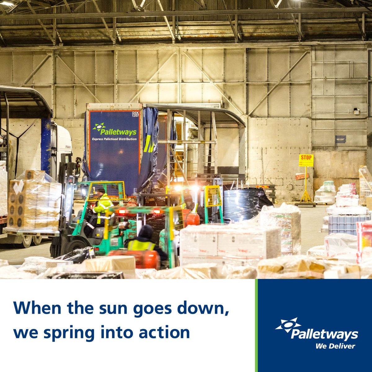 PalletwaysUK's tweet photo. While most of the country sleeps, our hub comes alive. Behind every delivery is our incredible Night Shift Team.
Need a pallet delivery partner? Contact us at corporate_sales@palletways.com
#Palletways #Logistics #NightShift #SupplyChain Heroes #HubOperations #B2BLogistics https://t.co/sdOTyAAAVj