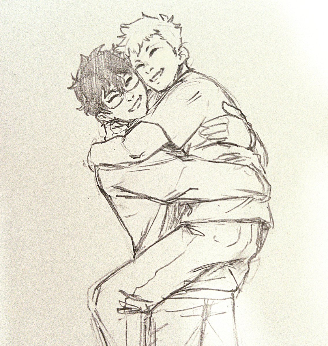 raphodraws's tweet photo. I know I haven't drawn them in a while so have the tiniest of pencil sketches while I keep working on arrythmia 🫡

#pegoryu https://t.co/B70jFLEDBj
