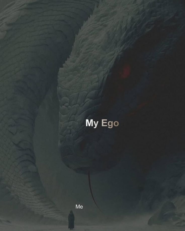 DearS_o_n's tweet photo. To win in life, kill your ego. https://t.co/02CQBuau8c