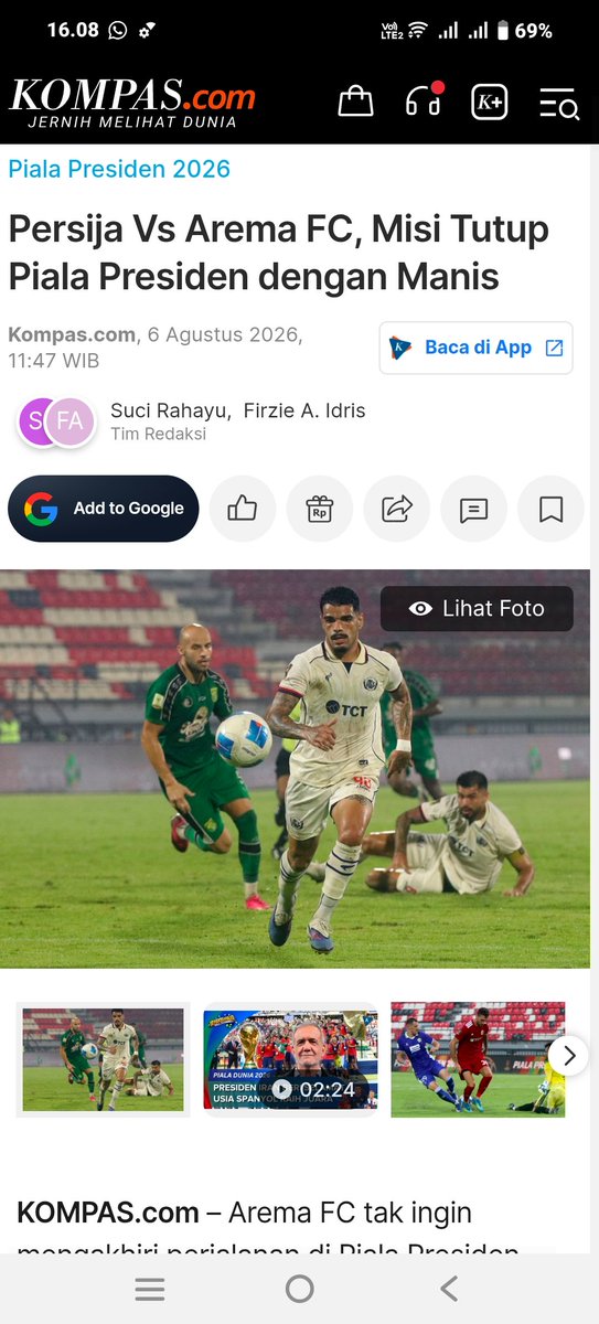 sekarrlatI's tweet photo. meski tiket final gagal didapat, bukan berarti motivasinya ikut hilang. justru di laga Persija vs Arema ini rasanya kedua tim bakal tampil lepas buat buktiin kualitas mereka. makanya #PerebutanJuaraTiga tetap punya daya tarik sendiri buat ditonton.
https://t.co/jVPrrefFm4 https://t.co/nSvemf9YF7