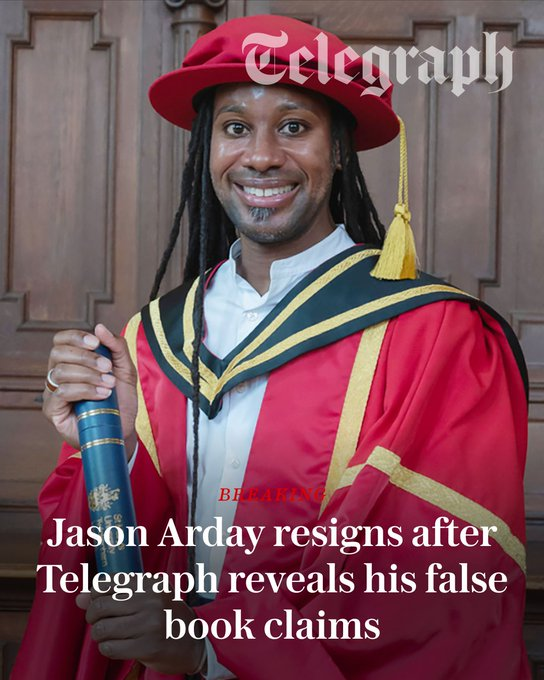 futurerelica's tweet photo. Jason Arday has recently gone insanely viral and getting covered in every newspaper and news source for literally plagiarising and LARPING his entire life and it's hilarious. 

Read the quote tweet below and look at the live search querie to see just how many people are talking about it: https://t.co/gLh7MdzwyF 

This is genny.