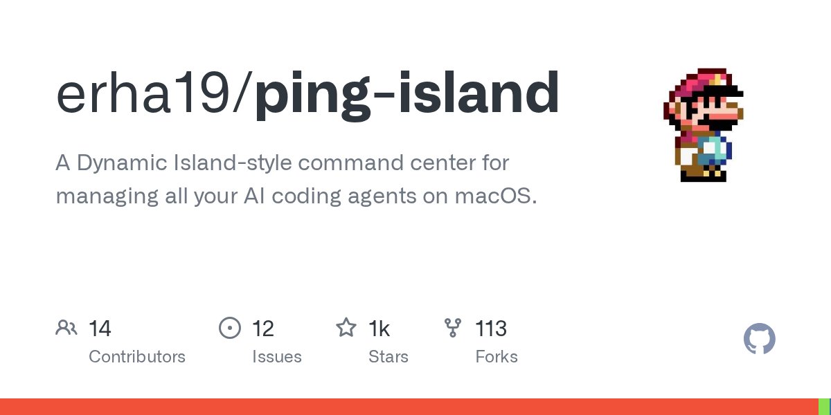 N0V4Dev's tweet photo. This project is built with Swift 6.1 and uses the macOS notch display as a target for placement. It creates a Dynamic Island style command center specifically to help you manage AI coding agents.

The tool handles mascot previews and animation states for over twelve different client families. You can set per-client overrides and even use a launch at login setting to keep your agents visible right from the start.

It includes a built-in 8-bit retro sound set and supports custom sound pack imports. You can assign specific macOS system sounds to different events or use the bundled audio for client startup notifications.

It's a practical way to watch active coding sessions and answer follow-up questions without losing your place. The project even supports fixed sounds for client initialization to give you better audio feedback while you work.
https://t.co/JatcdE44Sf
#macOS #Swift #AI #Coding