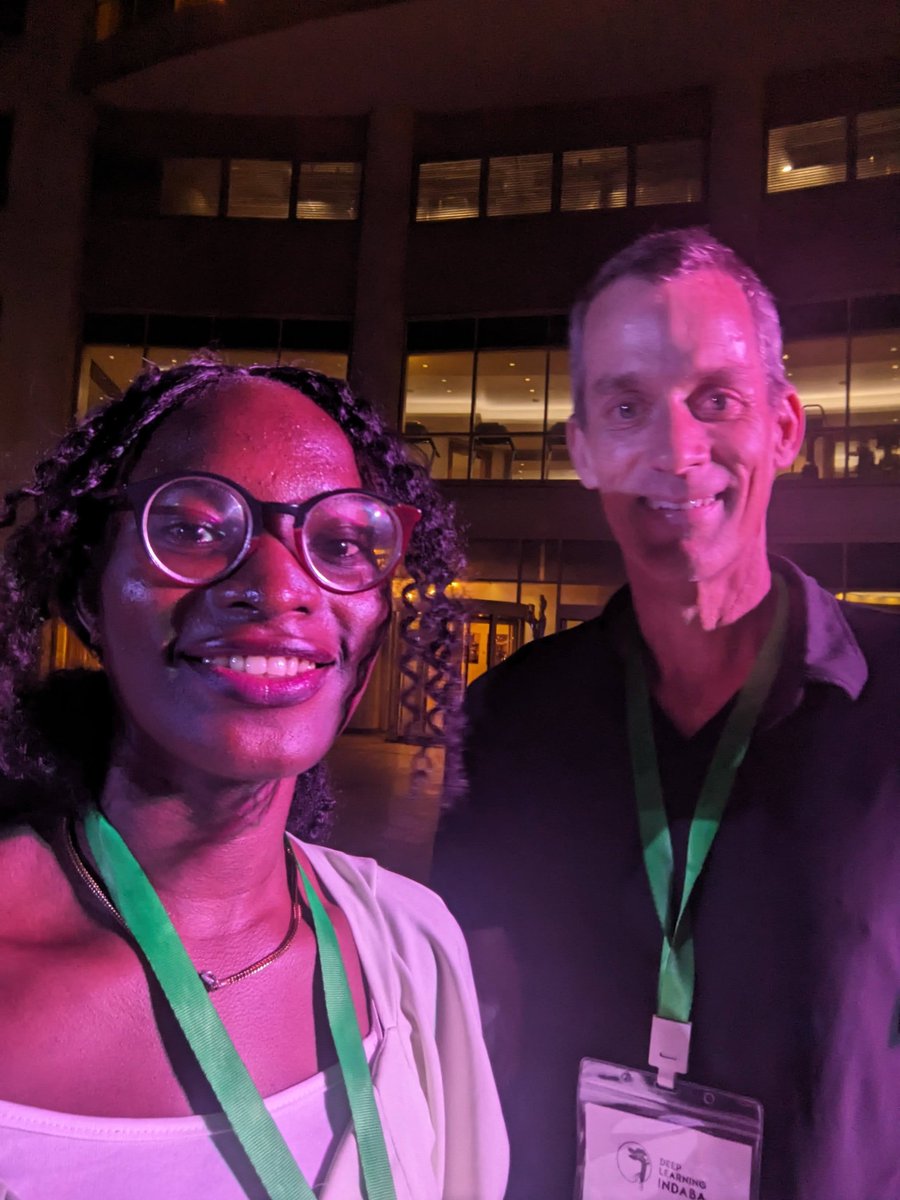 flora_oladipupo's tweet photo. Remembered when I first met @JeffDean in 2023 at @DeepIndaba I wasn't exactly sure who he was but I was drawn by his approachable nature. Answering everyone question about the work he does at @GoogleDeepMind and just couldn't help but ask for a picture.

Cheers to greater heights as you exit Google 👏