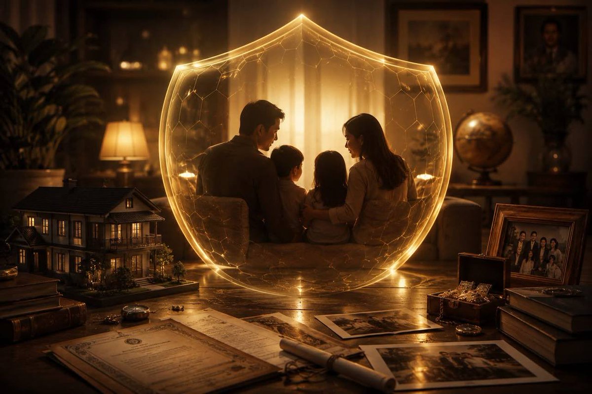 genvaultglobal's tweet photo. One family 👨‍👩‍👧‍👦
One history 📖
One secure digital vault 🔐

Because every legacy deserves to be protected and passed on with confidence 🌍✨

#GENVAULT #GENX #FamilyLegacy #DigitalLegacy #Blockchain #Web3 #Legacy #FutureGenerations #AssetProtection #RWA https://t.co/fDRVxTPDvI