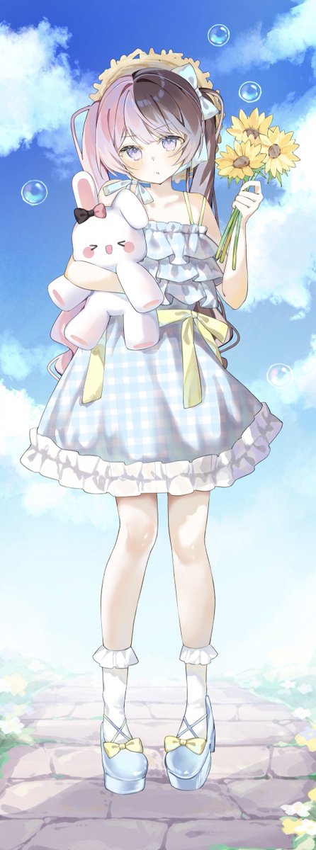 夏ワンピな🍫💘&☪️🐾 C108で等身大タペストリーとアクスタになります！