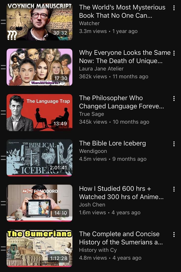 Wordofwise_'s tweet photo. One hour of these videos will change you more than a whole season on Netflix. https://t.co/DG1GnUuDUl