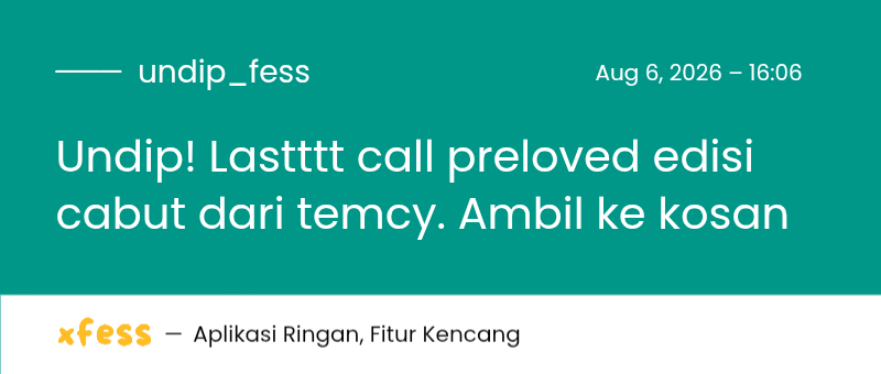 UNDIP_FESS's tweet photo. Undip! Lasttttttt call preloved edisi cabut dari temcy. Ambil ke kosan https://t.co/dqbqLcxOh0