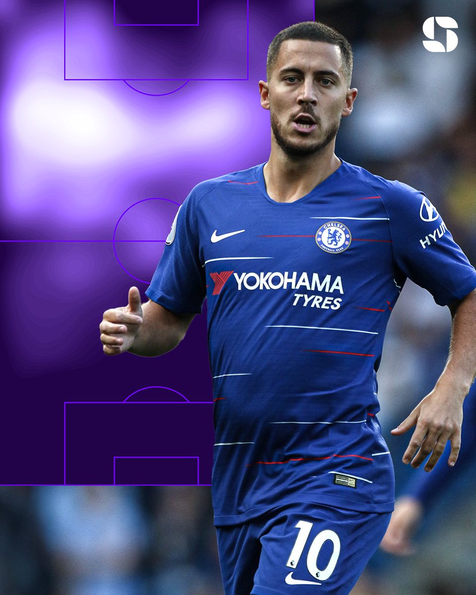 Squawka's tweet photo. Eden Hazard made beating defenders look easy. ⚡️

He dominated the take-on charts while at Chelsea and finished with the most for three consecutive seasons:

◉ 2018/19 (138)
◉ 2017/18 (165)
◉ 2016/17 (143)

In 2014/15 he recorded 180, breaking the PL record at the time. 🤯 https://t.co/xPh0exdp0G