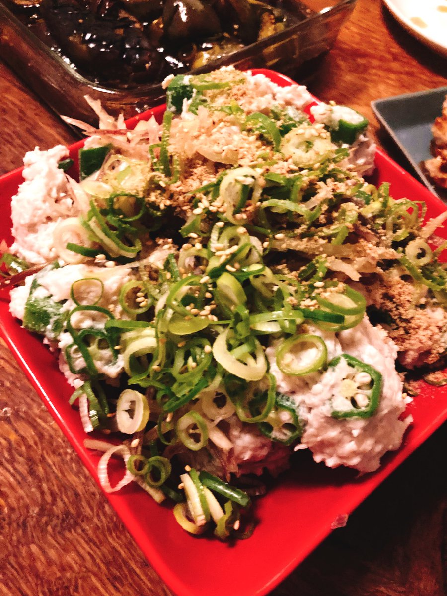kyo_cooking's tweet photo. いっぱい頂いたオークラは
ハセアカレシピ×2回
で消費〜っ✨
(久々食卓にあげたら
子らに"ヤッタァ！"と言われた&amp;オオゼキで鶏胸挽肉75円/gだったのでつい中1日で登板) https://t.co/Xd543bLZ0S