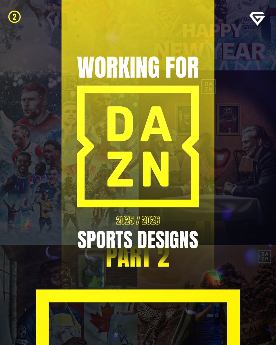 GaserW68168's tweet photo. Part two of my work for @daznfootball .

Full link project 

https://t.co/mR0lhMxGIs

-
#dazn #smsports #football #design #sportsdesign https://t.co/WLd5yVnS1R