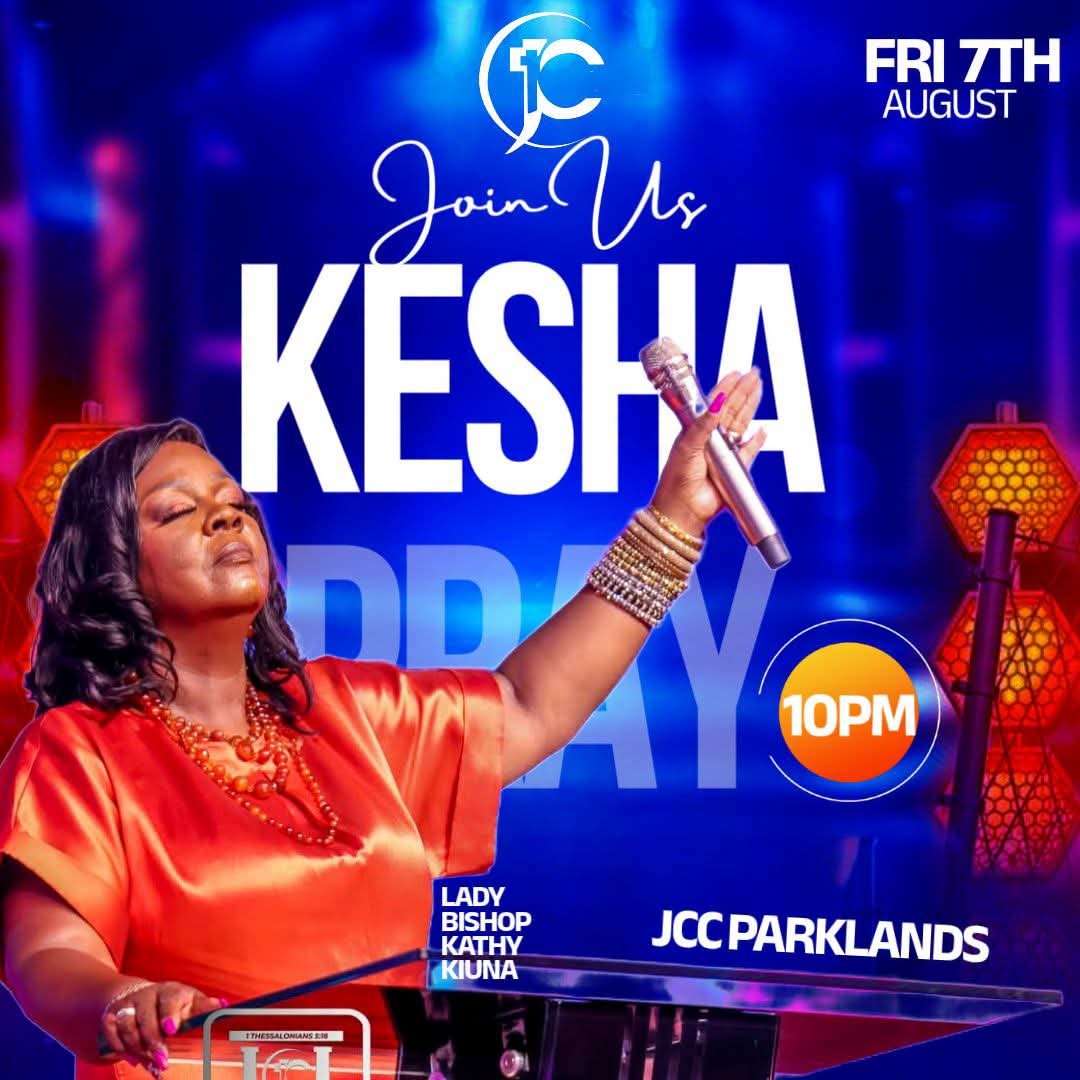 JccKenya's tweet photo. Pray with us this Friday
#KeshaAtJCC https://t.co/A5Blic6fj8