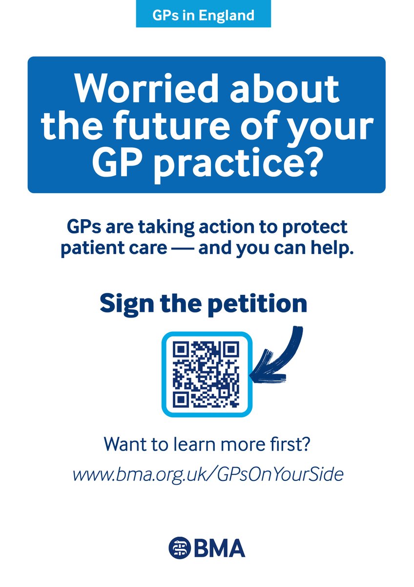 BMA_GP's tweet photo. This month we're asking practices to bring patients on board with our campaign to show support for General Practice. 

Look out for these posters arriving at your practice soon.

And share the petition now: https://t.co/7zUsh1dZAM https://t.co/UiZ0bIAU7v