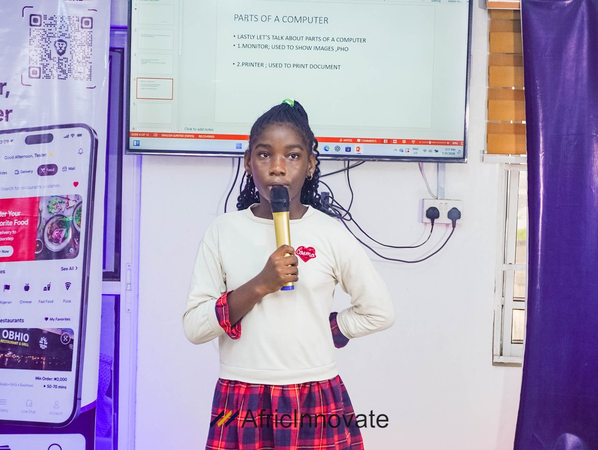AfricInnovate's tweet photo. Give children the right environment...
Watch them surprise you every single time. ๐ฅน๐
We're witnessing confidence grow one presentation at a time.
๐ฅ AfricInnovate Summer TechCamp 2026
#AfricInnovate #SummerTechCamp #KidsInTech https://t.co/jog48STuSL