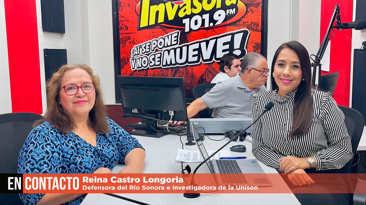 uniradiosonora's tweet photo. #EnContacto | La Defensora del Río Sonora e investigadora del Departamento de Investigaciones Científicas y Tecnológicas de la Unison, Reina Castro, nos informa que, a 12 años del #derrame en el #RíoSonora, las comunidades consideran insuficiente la reparación del daño y mantienen demandas pendientes.
Sigue a @Karina_BarrazaV en FB | https://t.co/a7z1aJvpCN📻🌻