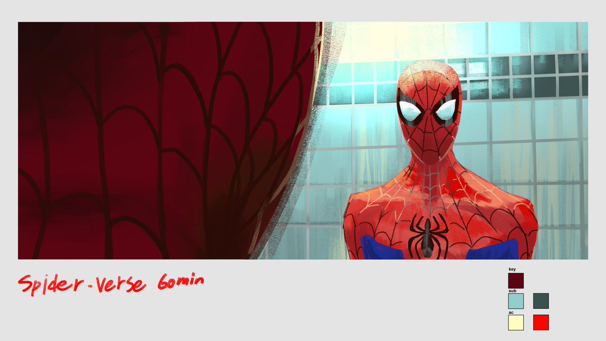 UC_M68's tweet photo. Film Study 
Spider-Verse 60min https://t.co/SOIXmVEogn