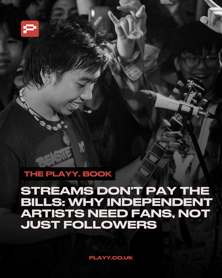 THEPLAY_GROUND's tweet photo. More streams don't always mean a sustainable music career. 🎵

The artists building long-term success understand that fans are more valuable than followers. Streams create discovery, but genuine supporters buy tickets, stream every release, purchase merch, join communities, and stick with you for years.

If you're an independent artist, ask yourself this:

Are you building an audience... or just chasing numbers?

Read the full article HERE: https://t.co/h2x3U8sqMm

#YourMusicYourWayPLAYY #ThePLAYYBook #IndependentArtist #MusicIndustry #MusicBusiness #ArtistDevelopment #MusicMarketing #Fanbase #MusicCareer #ElectronicMusic #DJLife #DIYMusician #IndependentMusic #MusicProducer #ProducerLife #MusicCommunity #MusicSuccess #MusicTips #CreativeCareer #BuildYourAudience #MusicGrowth #MusicStrategy #Songwriter #MusicPromotion #MusicEducation