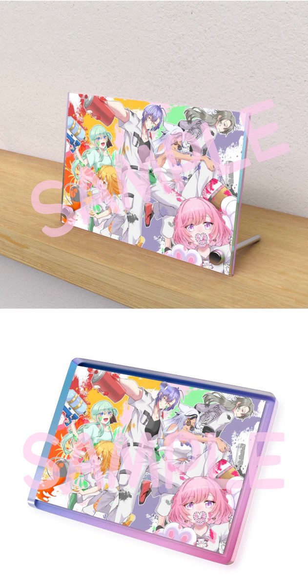 LazyV321's tweet photo. 各種グッズサンプル https://t.co/CVXX0cLVzV