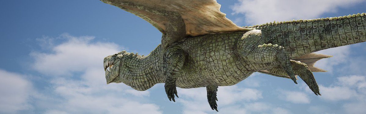 hrtk_mrn's tweet photo. ワニドラゴンWIP

#UE5 #Blender #Zbrush https://t.co/iykWGCOoS8