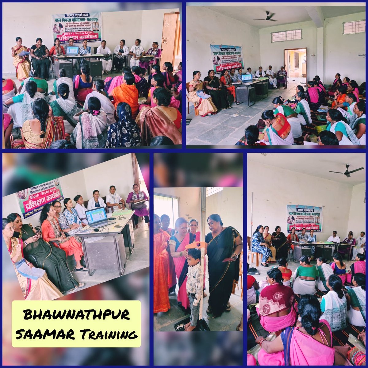 DSWOGARHWAGRH's tweet photo. Sector-wise SAAMAR/CMAM training conducted for ANMs, Sahiyas, and Anganwadi Sevikas, strengthening HealthโICDS convergence to accelerate efforts towards a malnutrition-free Jharkhand.
#KuposhanMuktJharkhand #JSNM #UNICEF #RIMS #SAAMAR #CMAM https://t.co/dLA337rFJ8