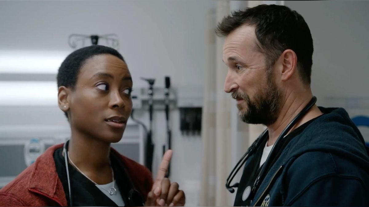 thesunbutch's tweet photo. do you guys know that langdon called collins “sunshine” and dana called robby “dr sunshine”. do you know. ROLLINS WAS SUPPOSED TO BE EVERYTHING 😭 https://t.co/2PnYy0U35x