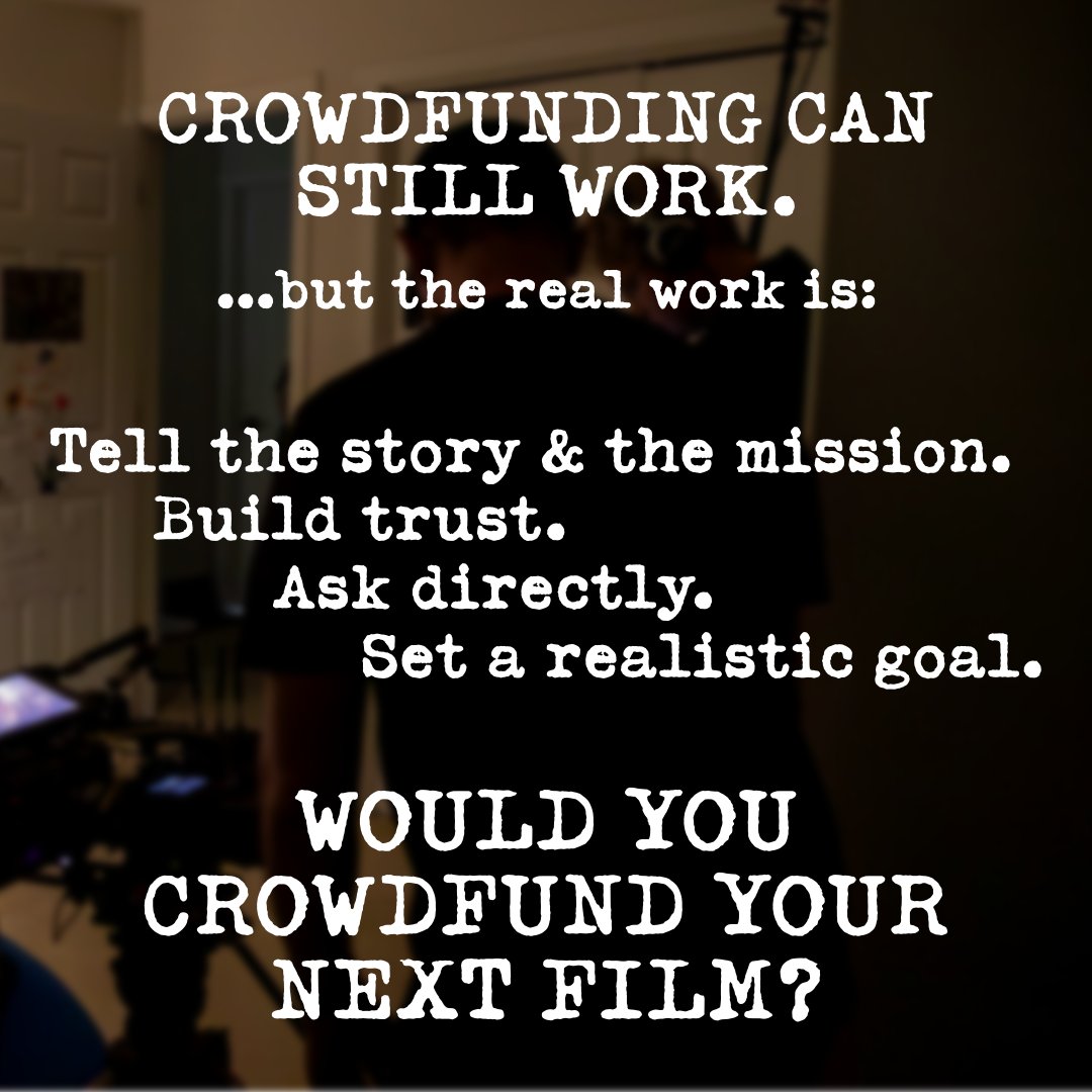 IndieF1lmPod's tweet photo. Crowdfunding isn’t dead! But “post and pray” might be...

We’re breaking down how we funded our $40K indie feature, what actually worked, and what we’d do differently.

New episode out now! https://t.co/Vluks2e2sW https://t.co/vLukIb6YmM