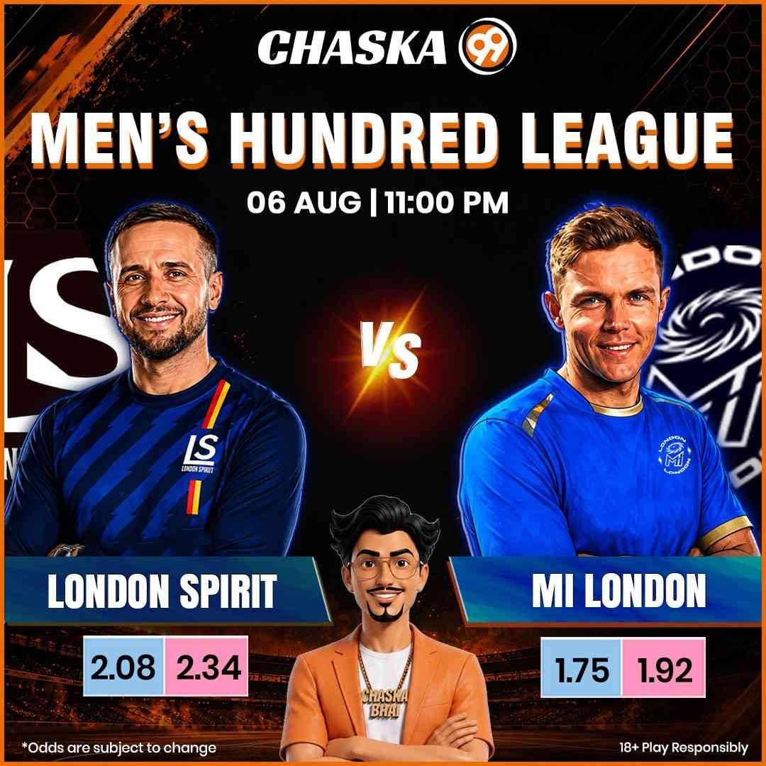 Chaska99_Global's tweet photo. Cricket Action Takes Over The Hundred Stage! 🏏
Who will shine Brightest today? 🌟
Bet Now - https://t.co/4NE12VUzLq
#Chaska99 #ChaskaJeetKa #TheHundred2026 #Cricket #CricketFans #T20Cricket #CricketPassion #MatchDay #GameOn https://t.co/LGnjkq8PKG