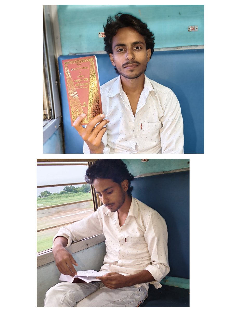 rahulactivistt's tweet photo. सफर चाहे किसी भी मंजिल का हो, सबसे मजबूत साथी हमारा संविधान है! 🇮🇳✨
#ConstitutionOfIndia #IndianRailways #TravelDiaries #Samvidhan https://t.co/ETLTwRO17i