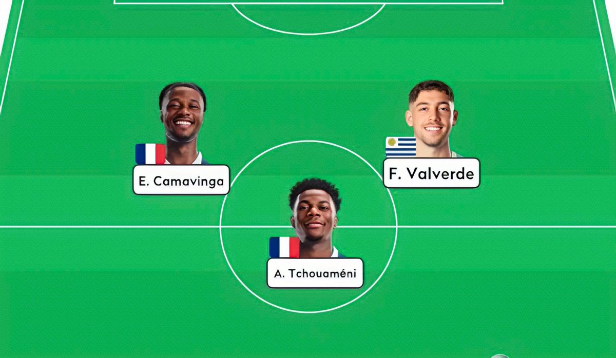 realmilgrauu's tweet photo. Estão preparados para mais uma temporada do Real Madrid com esse meio campo? https://t.co/K5pxuCQTYg