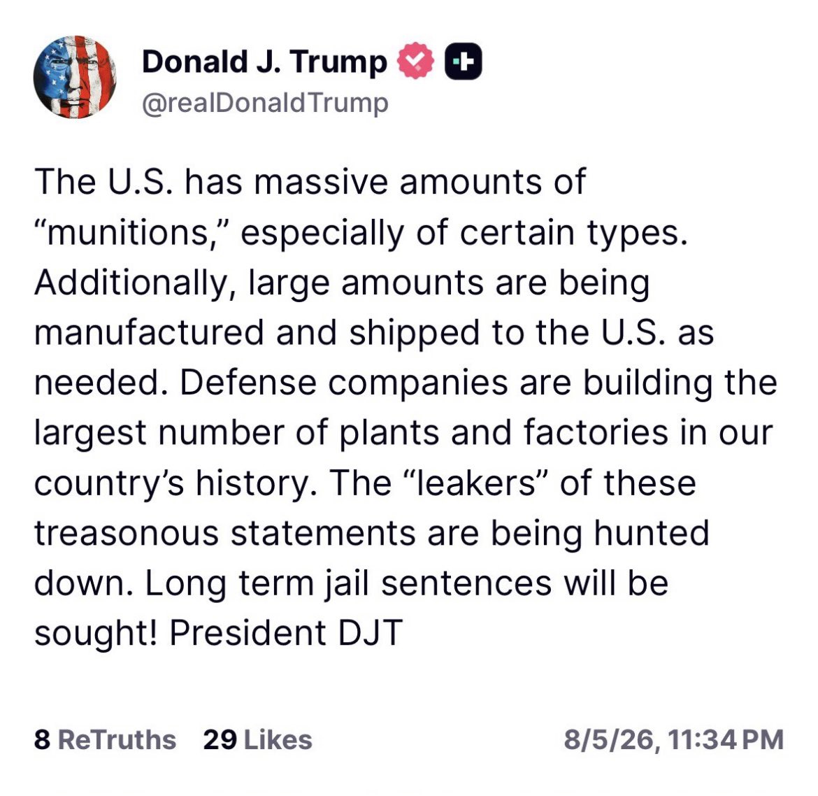 BrettErickson28's tweet photo. “They’re totally lying, but we should lock em up for long term jail sentences even though they’re definitely, totally, super duper wrongo.” https://t.co/db2rKuofcR