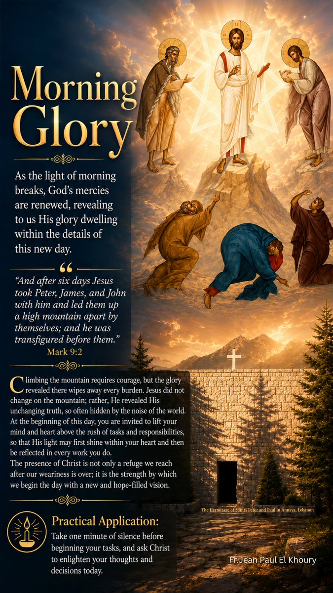 acteacte1's tweet photo. #transfugration #DailyMass #catholic #Jesua #STSharbel #Charbel https://t.co/COOTQWbhGG