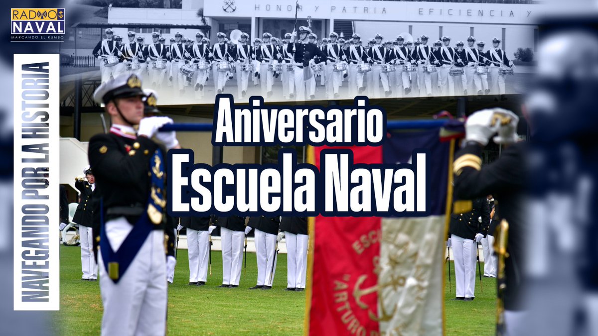 RadioNaval's tweet photo. ¡Atención! ⚓️ Hoy a las 11:00 hrs zarpamos con un nuevo capítulo de "Navegando por la Historia".

¡No te quedes abajo, te esperamos! 
▶️ https://t.co/4fTN9SLgU8

#RadioNaval #NavegandoPorLaHistoria #EscuelaNaval #HistoriaNaval #Armada https://t.co/mbHYVCcAma