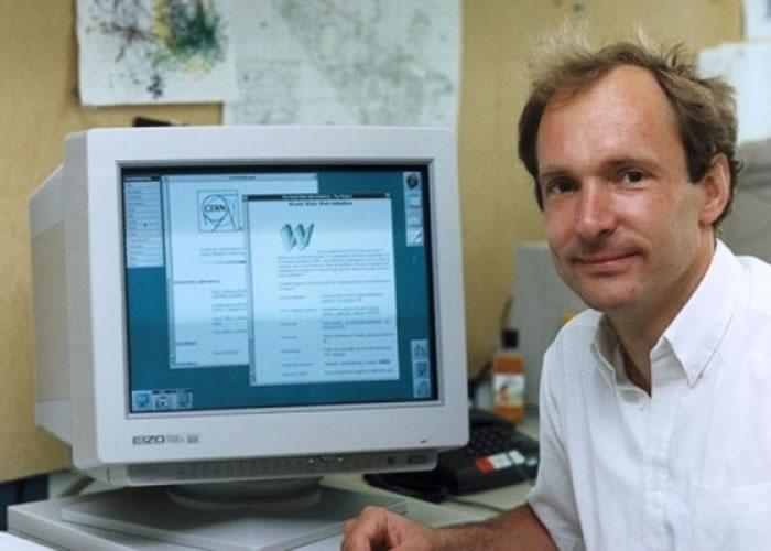 RetroLiveNews's tweet photo. CERN software engineer Tim Berners Lee has introduced the WorldWideWeb.

The new information system links documents across different computers using hypertext and Internet protocols.

The software, browser, server, and documentation are now available for anyone interested in trying it.