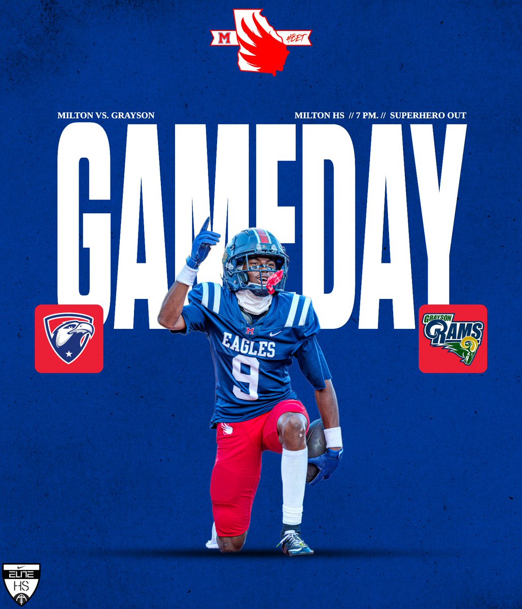 MiltonEagles_FB's tweet photo. 𝐈𝐓’𝐒 𝐓𝐈𝐌𝐄‼️#𝘽𝙀𝙏

ᴇᴀɢʟᴇs 🦅 ᴛᴀᴋᴇ ᴏɴ ᴛʜᴇ ɢʀᴀʏsᴏɴ ʀᴀᴍs 🐏 ᴛᴏɴɪɢʜᴛ ᴀᴛ ᴛʜᴇ ᴇᴀɢʟᴇs ɴᴇsᴛ 🦅 @ 𝟽 ᴘᴍ. ɪɴ ᴏᴜʀ ᴘʀᴇsᴇᴀsᴏɴ 🏈 sᴄʀɪᴍᴍᴀɢᴇ‼️

#𝙈𝙥𝙞𝙧𝙚26 | #𝙏𝙝𝙚𝙈𝙫𝙨𝙏𝙝𝙚𝙢 https://t.co/urN4CLFxmU