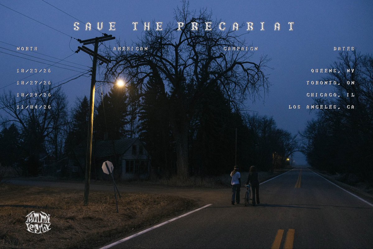 tommylefroyband's tweet photo. Save the Precariat - Join the campaign 

presale for these shows goes live TODAY 10 am local time 

use presale code: delicate

https://t.co/RcZrg4Yza4 https://t.co/uQCVcAXveq