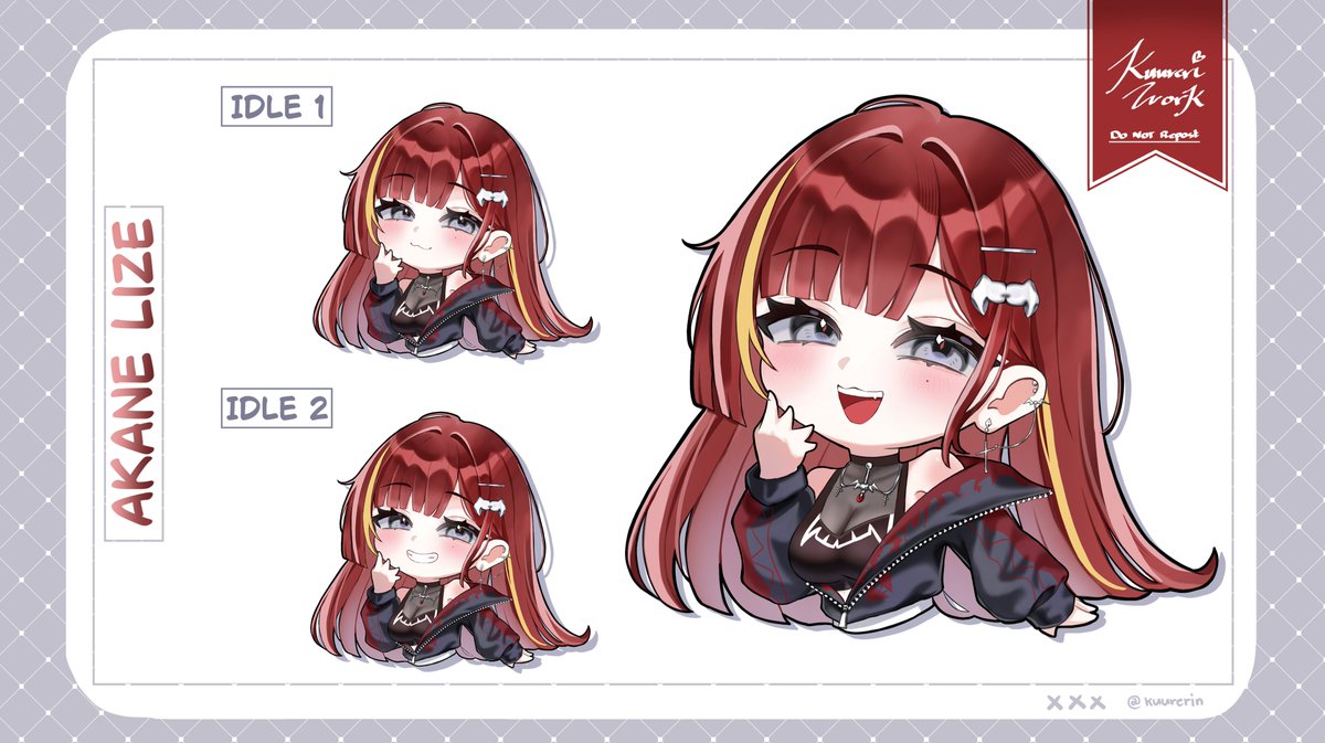 Kuurerin's tweet photo. chibi reactive commission by @AkaneLize 
감사합니다 💙🩵

open now on vgen https://t.co/WrF0e9Yoqr https://t.co/fOwypkZhl6