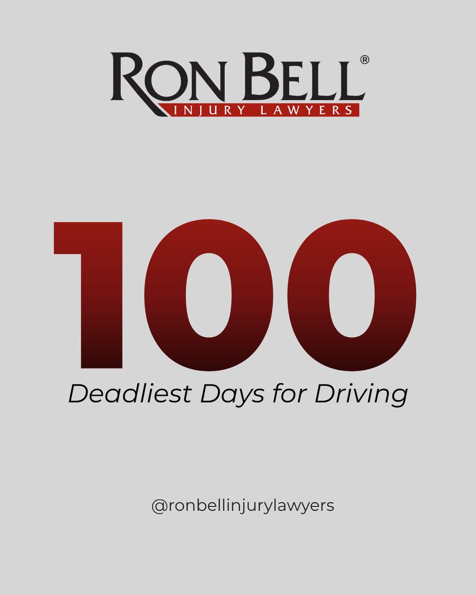 RonBellLawyers's tweet photo. Did you know that there are 100 deadliest days for driving? Click the link below to learn how to stay safe on the road this summer!

https://t.co/zCe4DI0owT   

#ronbellinjurylawyers #ronbell #lawfirm #injurylawyers #NewMexico #AlbuquerqueNM #Albuquerque #dangerousdriving https://t.co/ef9sSwr3B0