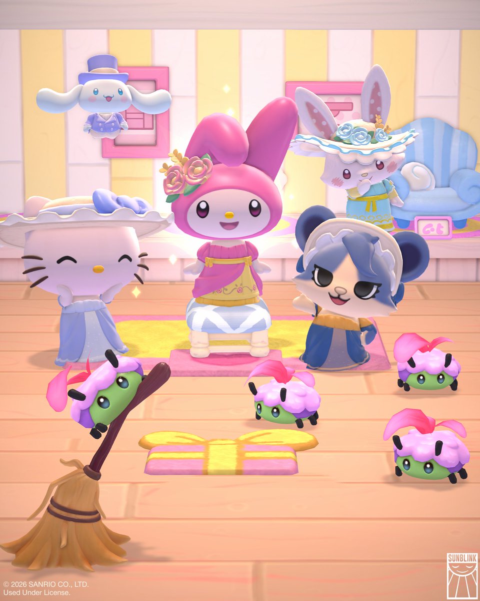 SunblinkGameDev's tweet photo. Get your fanciest outfit and most posh accent ready for the Tea Gardens DLC!🌷🌼💐 New quests, stunning outfits, , delicious treats, and even A BALL! 🎶🍵👑🌹All your island friends are ready for the ultimate tea party! Are you? 😍 https://t.co/crCJmZFIaM