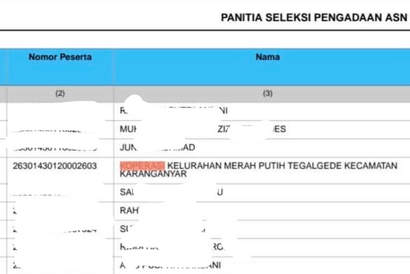 danuhlingga's tweet photo. Koperasi Merah Putih di tempat aneh-aneh ❌
Koperasi Merah Putih ikut CPNS ✅

DAN LOLOS!!! 😭 https://t.co/WTsJ8SqxLA
