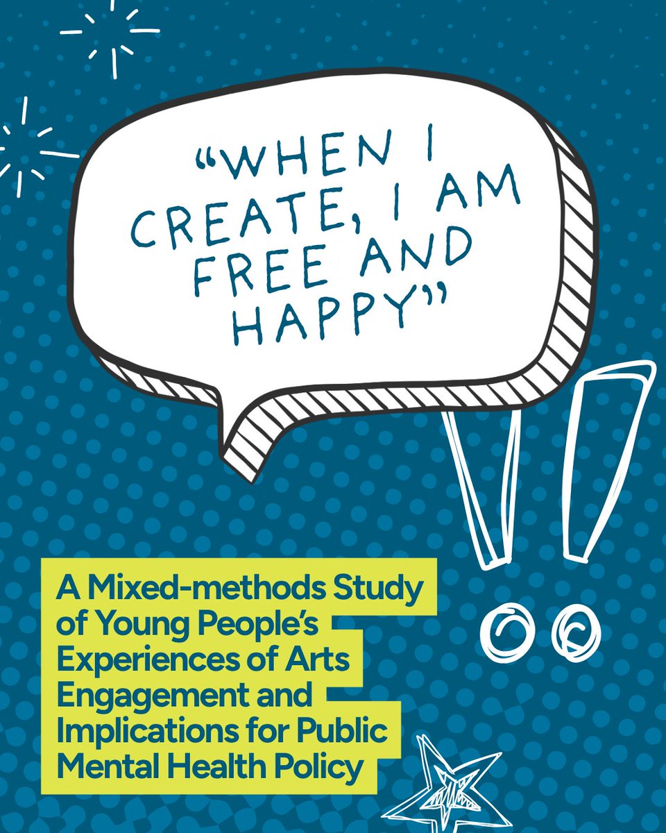 UFCAM's tweet photo. "When I create, I am free and happy." 🎨🧠🎶

Young people are telling us what they need: more accessible, youth-led arts opportunities in schools, communities, and healthcare. 

https://t.co/e4akjA1ujS… 

#ArtsInPublicHealth #ArtsInHealthResearch #ArtsAdvocacy #ArtsForEveryBody https://t.co/FwbQzyG961