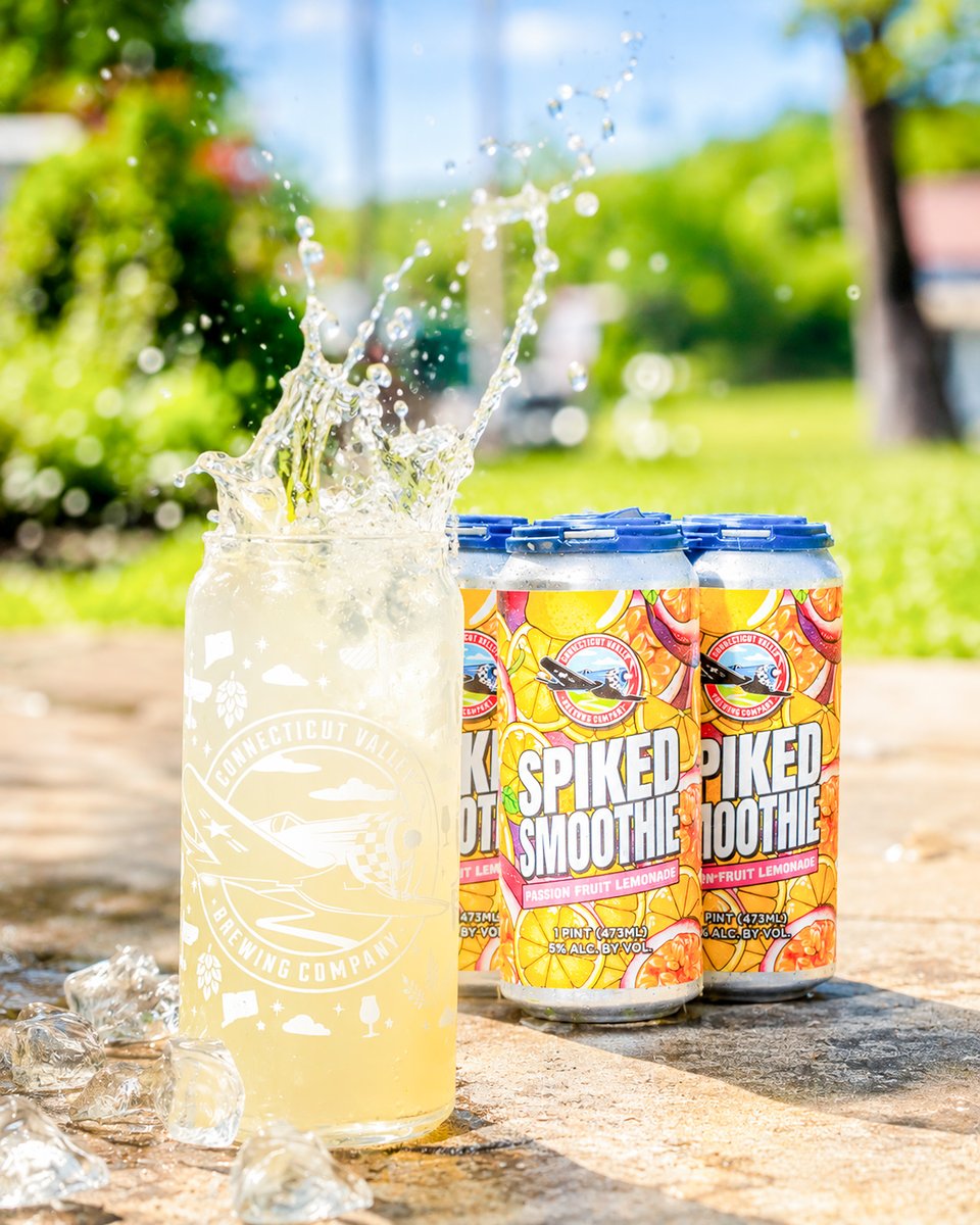 CTValleyBrewing's tweet photo. Passionfruit Spiked Smoothie has returned! 😍 Available on tap and in 4-packs! 

Today's Events:
🚗Open Cruise Night 3-9pm
🍯Herbal Honey Class 6pm https://t.co/mwJoFggCyl