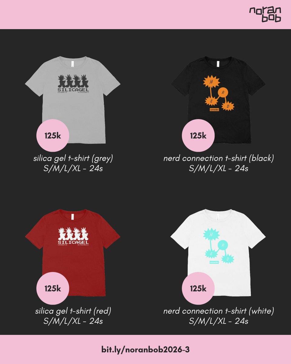 cellohjh's tweet photo. KAOS BAND LAGI KAOS BAND LAGI
kita makan kaos band aja apa

🎸 SILICA GEL &amp;
NERD CONNECTION T-SHIRT
by @noranbob

info dan pemesanan di sini:
🔗https://t.co/NHOlzELmVM
pre-order sampai tanggal 8 yaa
mohon dukungannya semua🤗 https://t.co/840z1W0rqU