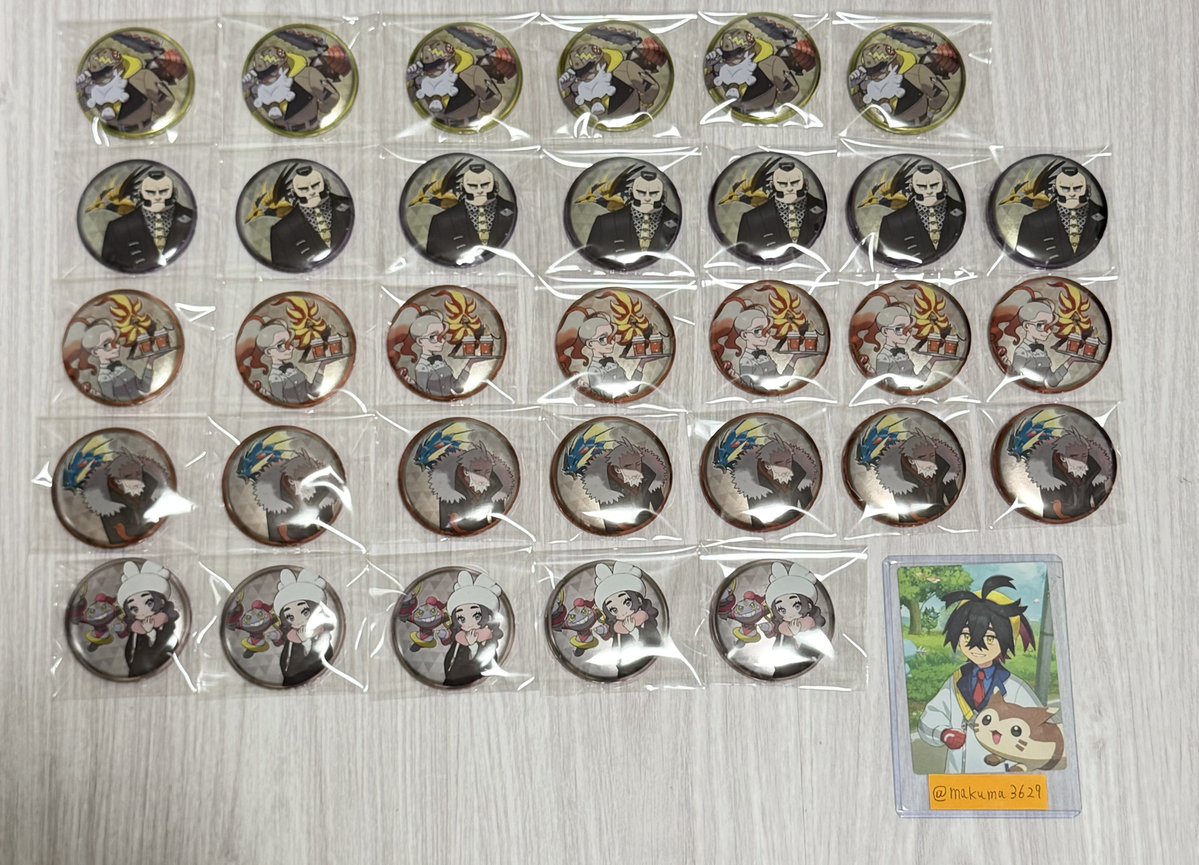 makuma3629's tweet photo. 【交換】ポケットモンスター ポケモン Pokémon LEGENDS Z-A 缶バッジコレクション ミアレ編 A 

譲 : 画像参照 （ピュールお声がけ中）

求 : カラスバ

郵送にて交換希望です。
比率違い､抱き合わせ等の条件は
全て検討させていただきますので
検索からもお気軽にお声がけください🙇‍♂️ https://t.co/cb6k4wBtbM