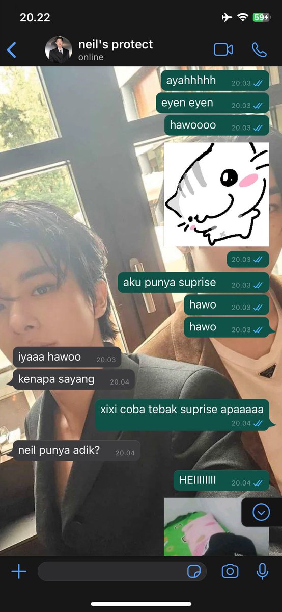 jakeuitb's tweet photo. ★ semesta kecil bernama keluarga.

#sungjake three tweets au, from eren &amp; yaya (what if) https://t.co/maYmPfK6I7